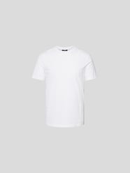 T-Shirt mit Allover-Logo von Balmain Weiß - 38