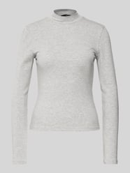 Longsleeve mit Stehkragen Modell 'MARY' von Vero Moda Grau - 2