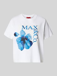 Pudełkowy krój t-shirt z czystej bawełny model 'MAMBO' od MAX&Co. - 32