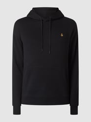 Hoodie met geborduurd logo, model 'Star' van Jack & Jones Grijs / zwart - 26