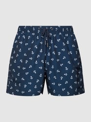 Badehose mit Allover-Muster von MCNEAL Blau - 27