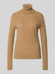 Sweter z dzianiny o kroju regular fit z mieszanki bawełny i kaszmiru od Polo Ralph Lauren - 9