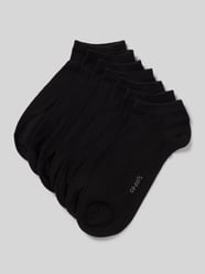 Sneakersokken met ribboordjes in een set van 7 paar, model 'Soft' van camano - 26