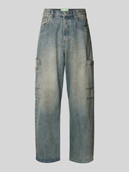 Super Baggy Jeans mit Cargo Taschen von REVIEW Blau - 16