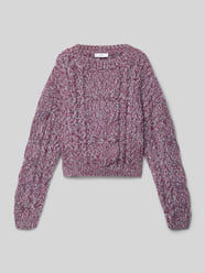 Strickpullover mit gerippten Abschlüssen Modell 'elina' von MANGO - 32