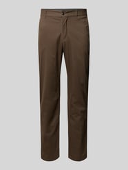 Regular Fit Hose mit Gürtelschlaufen von Christian Berg Men Beige - 8