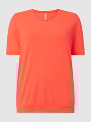 PLUS SIZE T-Shirt mit Stretch-Anteil Modell 'Clarise' von Only Play Curve Orange - 3