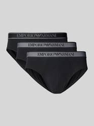 Slip mit Label-Bund im 3er-Pack von Emporio Armani - 17