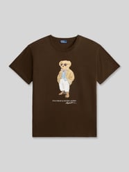 T-shirt o kroju regular fit z czystej bawełny z Polo Bear od Polo Ralph Lauren - 22
