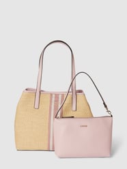 Shopper mit Kontraststreifen von Guess Pink - 41