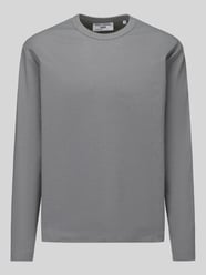 Langarmshirt mit geripptem Rundhalsausschnitt von Marc O'Polo DENIM - 19