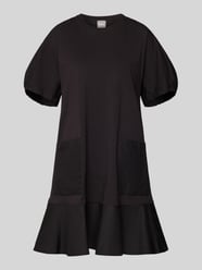 Sukienka tunikowa do kolan z bufiastymi rękawami model 'ONORE' od MM by Max Mara - 38
