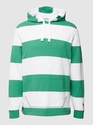 Hoodie mit Streifenmuster von Polo Ralph Lauren Grün - 46