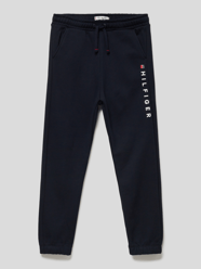 Sweatpants mit Label-Print Modell 'LOGO SWEATPANTS' von Tommy Hilfiger Teens Blau - 30