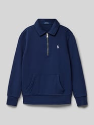 Sweatshirt mit Känguru-Tasche von Polo Ralph Lauren Teens Blau - 28