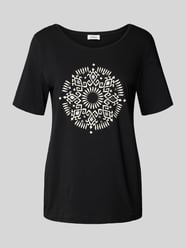 T-shirt o kroju regular fit z mieszanki bawełny od s.Oliver RED LABEL - 45