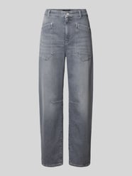 relaxed fit jeans met opgestikte zakken van Marc Cain - 7