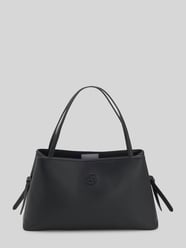 Shopper aus Kunstleder mit Logo-Prägung von BOSS - 9