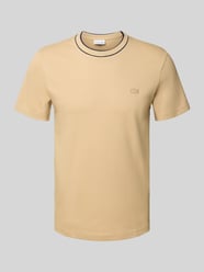 Regular Fit T-Shirt aus Baumwoll-Mix von Lacoste Beige - 20
