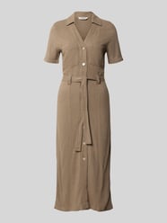 Schmales Freizeitkleid aus Viskose-Leinen-Mix Modell 'SIESTA' von ONLY - 21