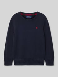 Gebreide pullover met labelstitching van Polo Ralph Lauren Teens - 30