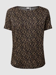 Blusenshirt aus Krepp  von s.Oliver BLACK LABEL Schwarz - 42