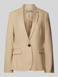 Regular fit blazer met reverskraag van Christian Berg Woman Selection Bruin - 11