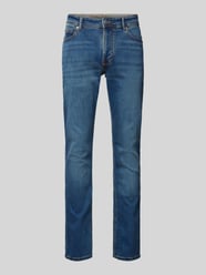 Straight Fit Jeans mit Brand-Detail von Christian Berg Men Blau - 46