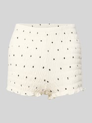 Shorts in all-over look met smokdetails van Gina Tricot - 39