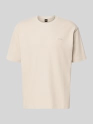 Regular Fit T-Shirt aus reiner Baumwolle Modell 'Te_Rib' von BOSS Orange - 3