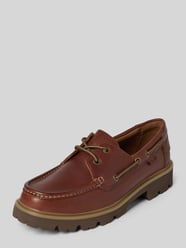 Buty żeglarskie z powlekanej skóry model 'Cleyhill' od Clarks - 10