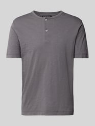 Regular fit henley-shirt van puur katoen van Marc O'Polo - 29