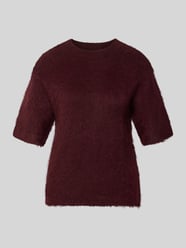 Pullover aus Mohair mit Halbarm Modell 'Pammi' von OPUS Bordeaux - 42