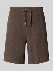 Szorty dresowe o kroju relaxed fit z mieszanki bawełny od Marc O'Polo - 8