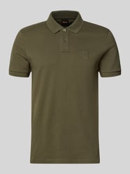 Slim Fit Poloshirt aus Baumwoll-Mix Modell 'PASSENGER' von BOSS Orange - 44