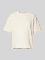 T-Shirt mit geripptem Rundhalsausschnitt von Jake*s Studio Woman - 1
