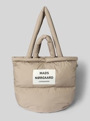 Handtasche mit Label-Detail und Steppnähten von MADS NØRGAARD - 43