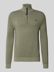 Sweter z dzianiny z kołnierzem od LERROS - 20