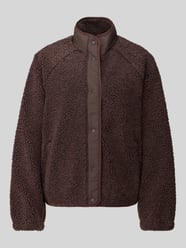 Regular Fit Sweatjacke aus Teddyfell von Jake*s Casual - 11
