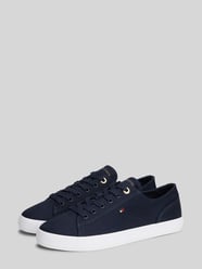 Low Top Sneaker aus Canvas mit Logo-Applikation von Tommy Hilfiger - 30