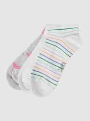 Sneakersocken mit Stretch-Anteil im 3er-Pack  von Jake*s Casual Grau - 3