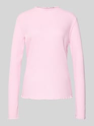 Bluzka z długim rękawem o kroju slim fit z dodatkiem wiskozy od s.Oliver RED LABEL - 14