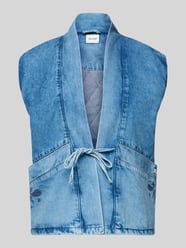 Jeansvest met rijgveter model 'GILLIAN' van Mustang - 31