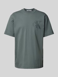 T-Shirt mit Rundhalsausschnitt von Calvin Klein Jeans Grau - 44