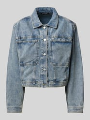 Jeansjacke mit Label-Stitching von black palms - 7