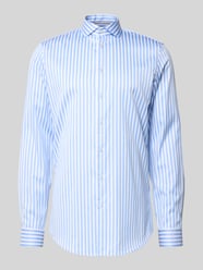 Slim Fit Businesshemd aus Baumwolle mit extra langem Arm von Jake*s - 5