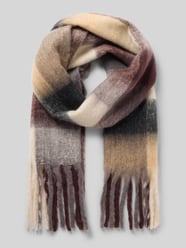 Schal aus reiner Viskose mit Fransen von Smith and Soul Bordeaux - 33