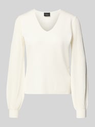 Regular Fit Pullover aus Viskose-Mix mit semitransparenten Ärmeln von s.Oliver BLACK LABEL - 9