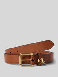 Ledergürtel mit Label-Applikation von Lauren Ralph Lauren Braun - 2