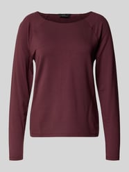 Longsleeve met ronde hals van monari Bordeaux - 11